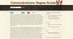 Desktop Screenshot of communicationsdegrees.net
