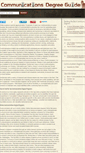 Mobile Screenshot of communicationsdegrees.net